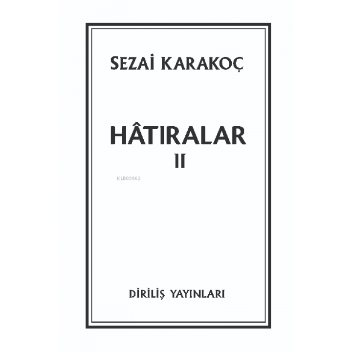 Hatıralar 2