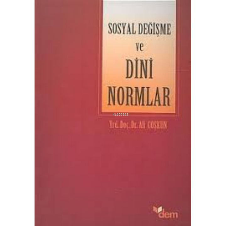 Sosyal Değişme ve Dini Normlar