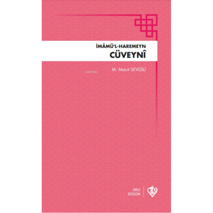 İmamül Haremeyn Cüveyni