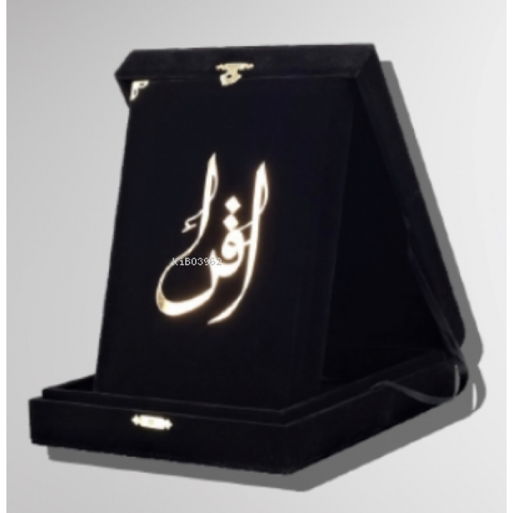 Kuranı Kerim Orta Boy “Kadife Kutulu” Siyah