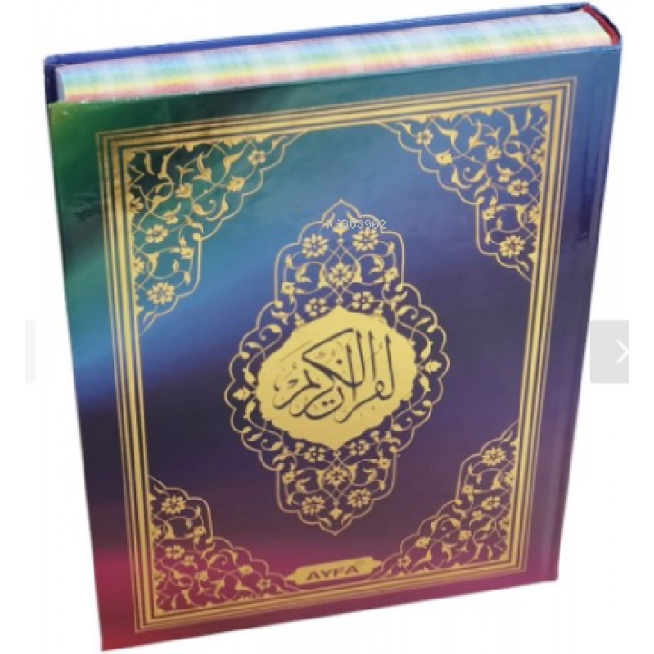 Mühürlü Çanta Boy Gökkuşağı Kur'an-ı Kerim(Kod:302)