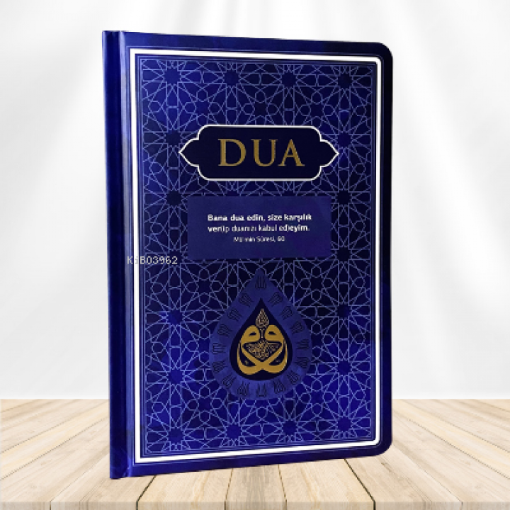 Dua (Evrâd-ı Şerîfe) Rahle Boy - Arapça+Türkçe - Lacivert (Genişletilmiş Yeni Baskı)