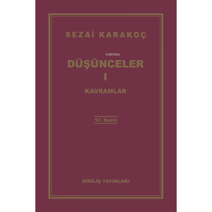 Düşünceler -1/ Kavramlar