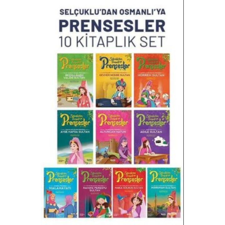 Selçuklu'dan Osmanlı'ya Prensesler Seti - 10 Kitap Takım