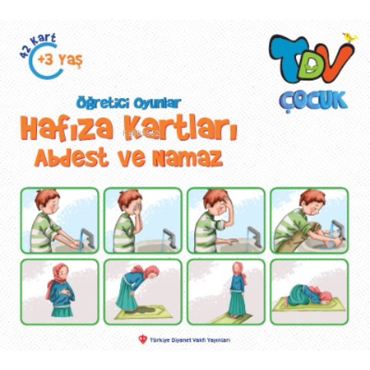 Öğretici Oyunlar Hafıza Kartları - Abdest Ve Namaz 42 Kart