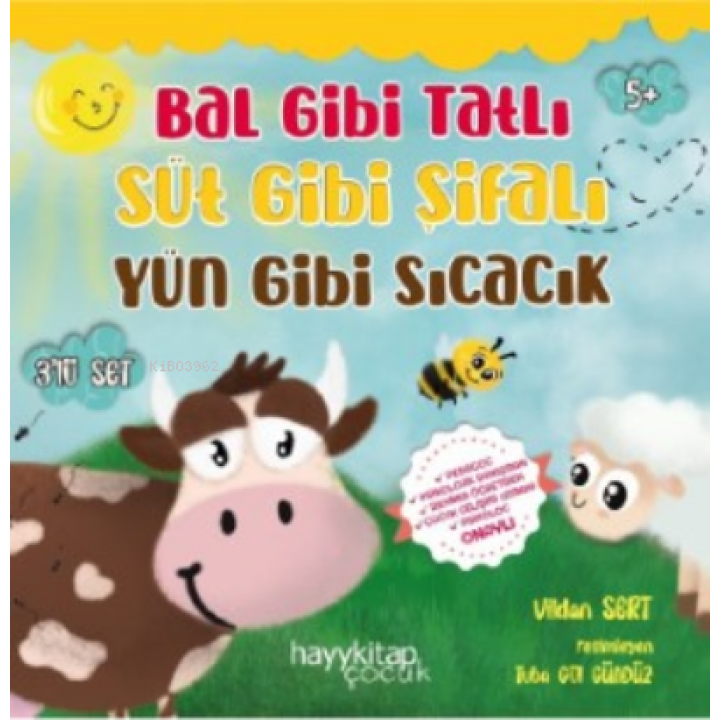 Bal Gibi Tatlı Süt Gibi Şifalı Yün Gibi Sıcacık, 3’lü Set
