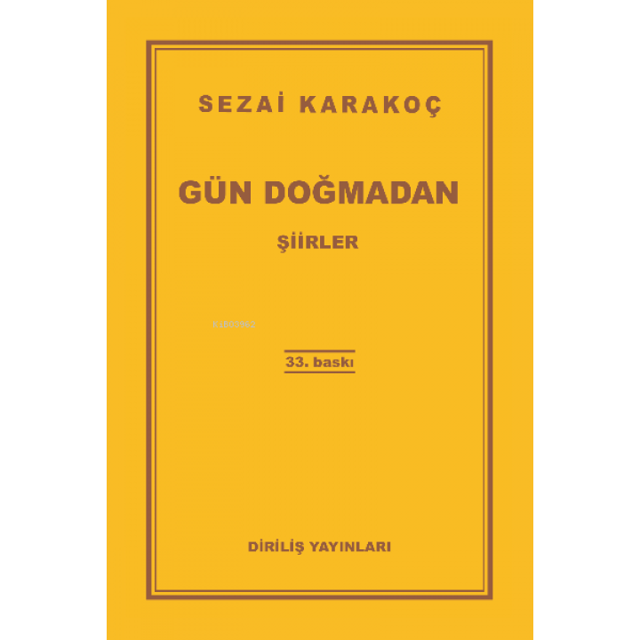 Gün Doğmadan