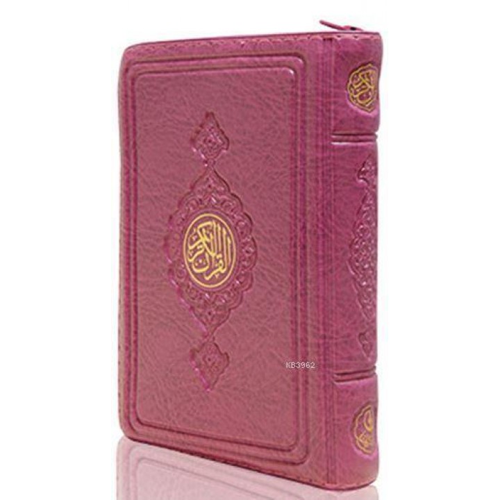 Cep Boy Kur'an-ı Kerim (Lila Renk, Kılıflı, Mühürlü)