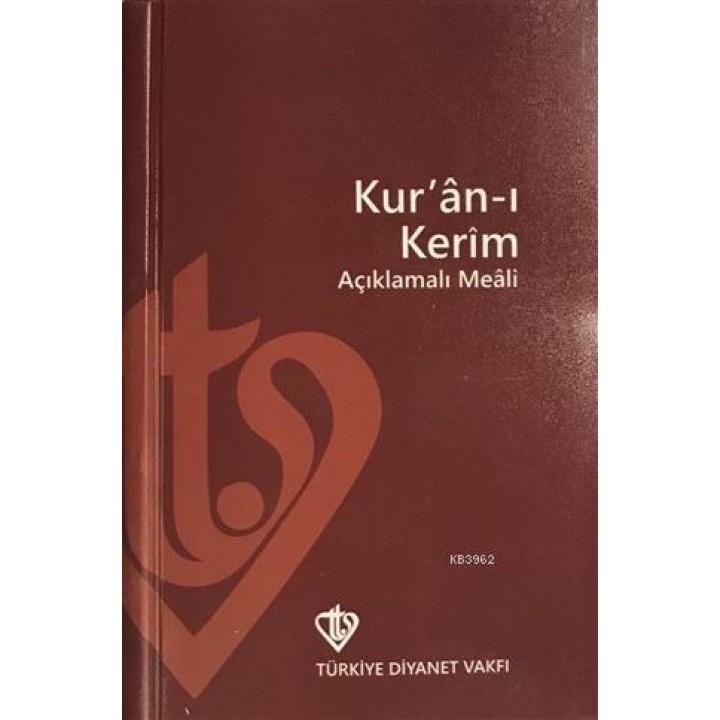 Kuranı Kerim Açıklamalı Meali Cep Boy Metinsiz Plastik Kapak