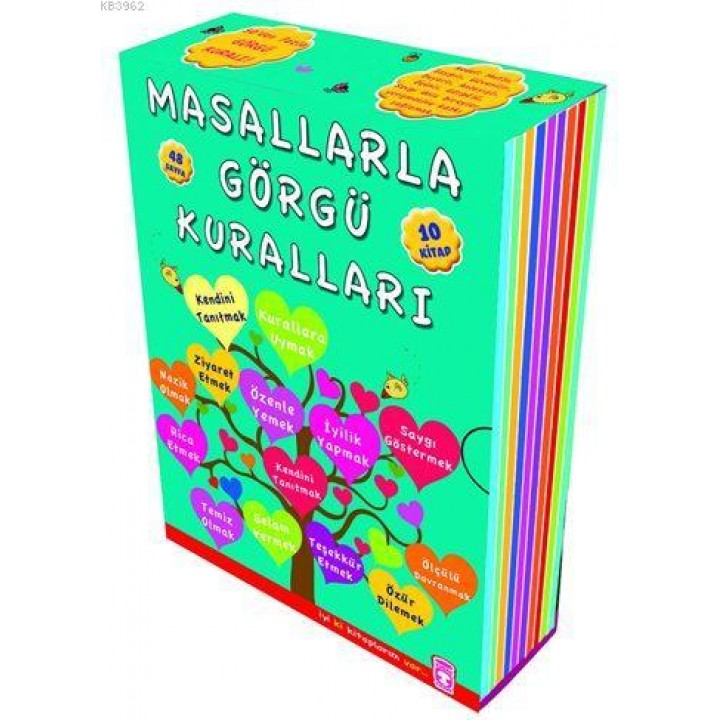 Masallarla Görgü Kuralları - Set (10 Kitap)