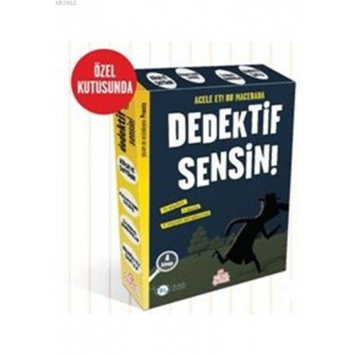 Dedektif Sensin! (Kutulu - 4 Kitap)