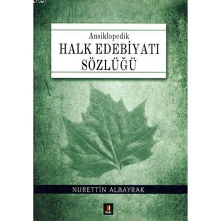 Ansiklopedik Halk Edebiyatı Sözlüğü (Ciltli)