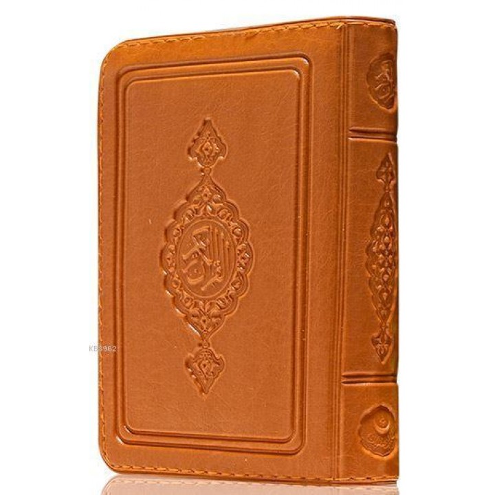 Cep Boy Kur'an-ı Kerim (Taba Renk, Kılıflı, Mühürlü)