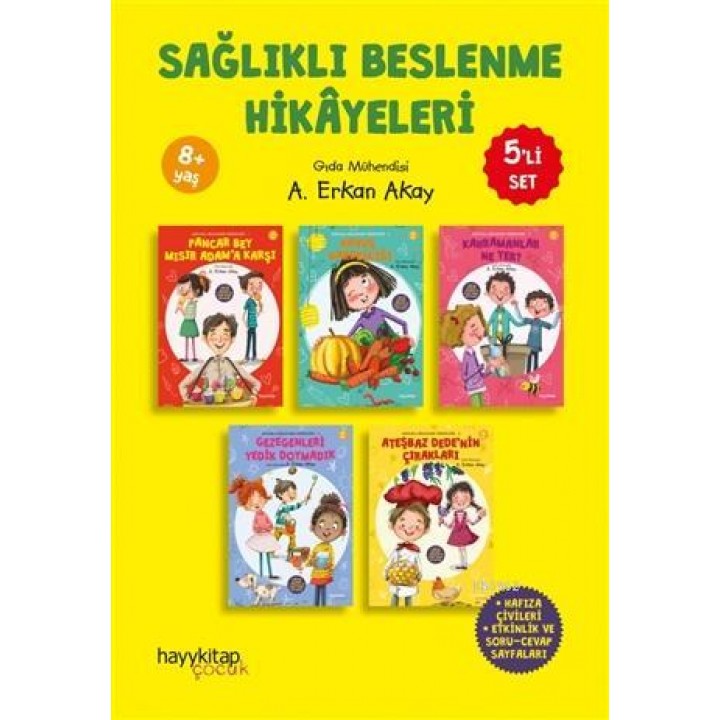 Sağlıklı Beslenme Hikayeleri (5 Kitap)