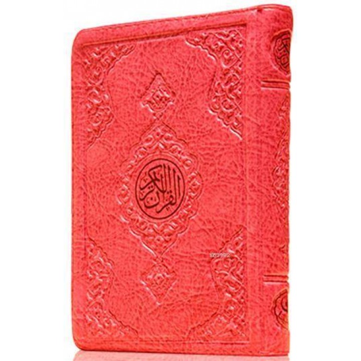 Çanta Boy Kur'an-ı Kerim (Pembe Renk, Kılıflı, Mühürlü)