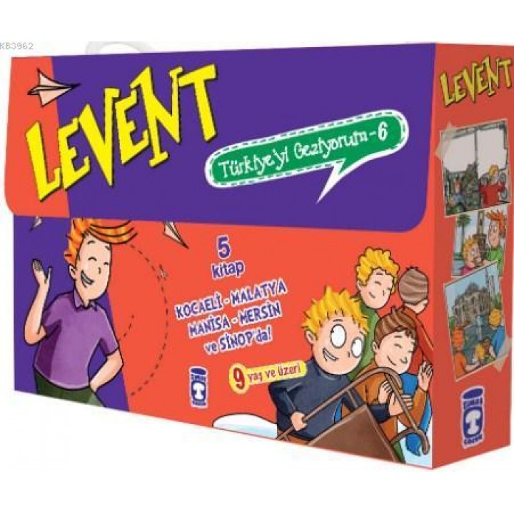 Levent Türkiyeyi Geziyorum 6 Set (5 Kitap)