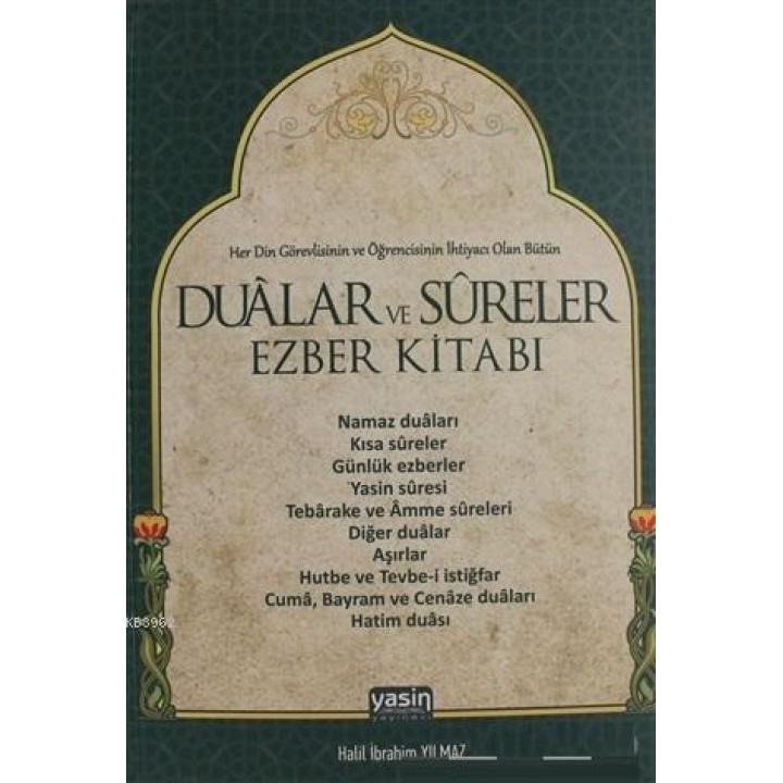 Dualar ve Sureler Ezber Kitabı