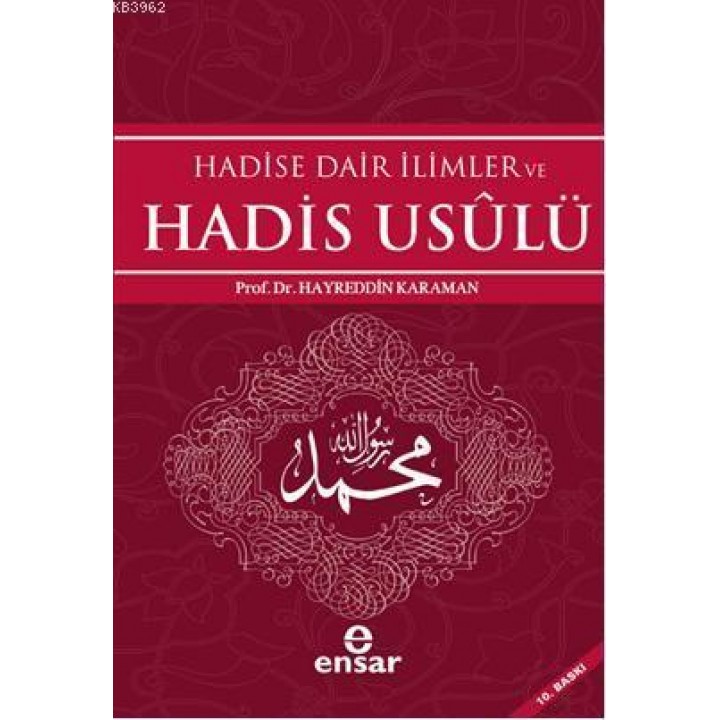 Hadise Dair İlimler ve Hadis Usulü
