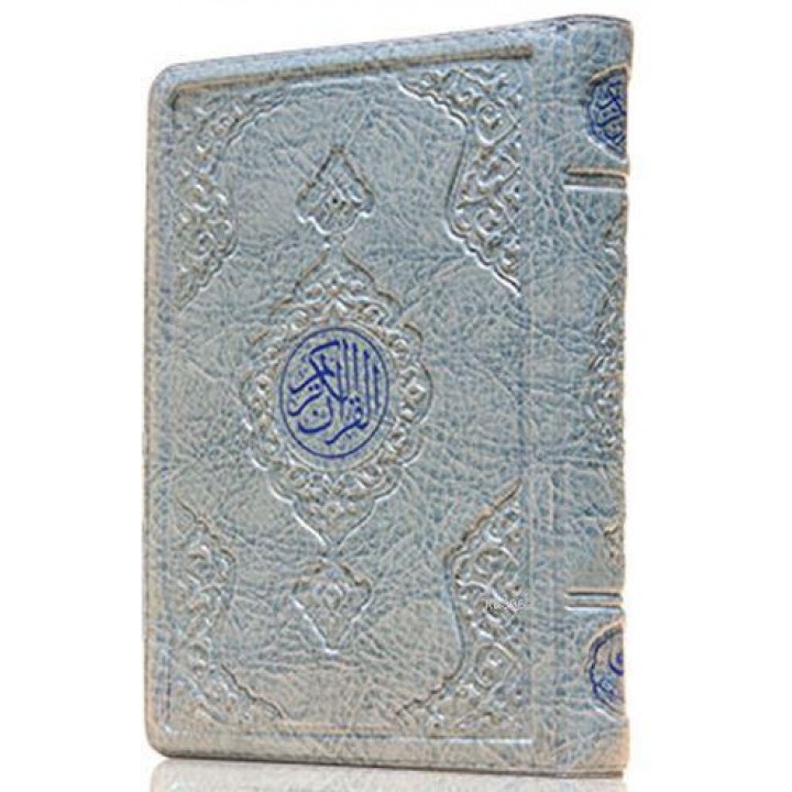 Çanta Boy Kur'an-ı Kerim (Mavi Renk, Kılıflı, Mühürlü)
