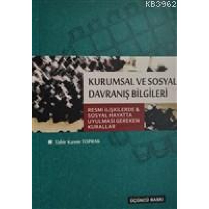 Kurumsal ve Sosyal Davranış Bilgileri