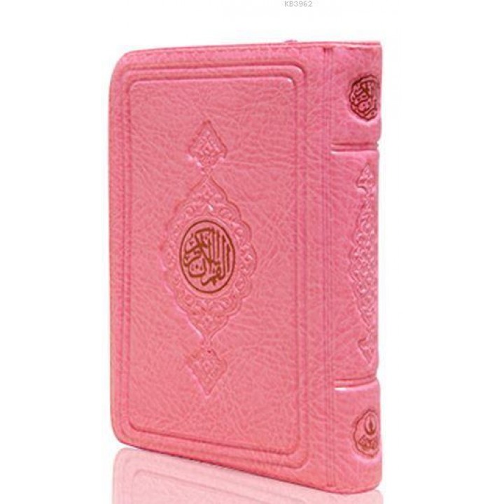 B.Cep Boy Kur'an-ı Kerim (Pembe Renk, Kılıflı, Mühürlü)