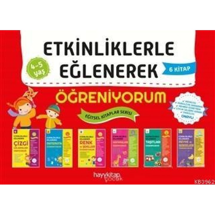 Etkinliklerle Eğlenerek Öğreniyorum (6 Kitap Takım)