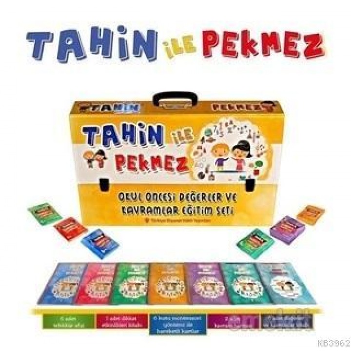 Okul Öncesi Derğerler ve Kavramlar Eğitim Seti - Tahin ile Pekmez (7 Kitap Takım Kutulu)