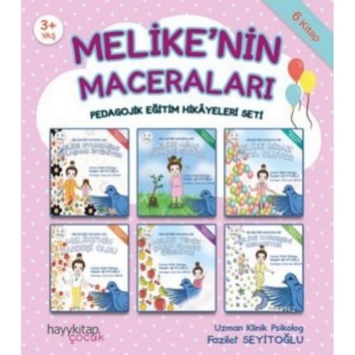 Melike'nin Maceraları 6'lı Pedagojik Eğitim Hikâyeleri Seti