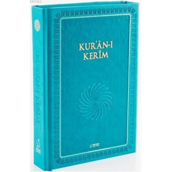 Kur'an-ı Kerim (Büyük Boy - Mıklepli - Turkuaz)