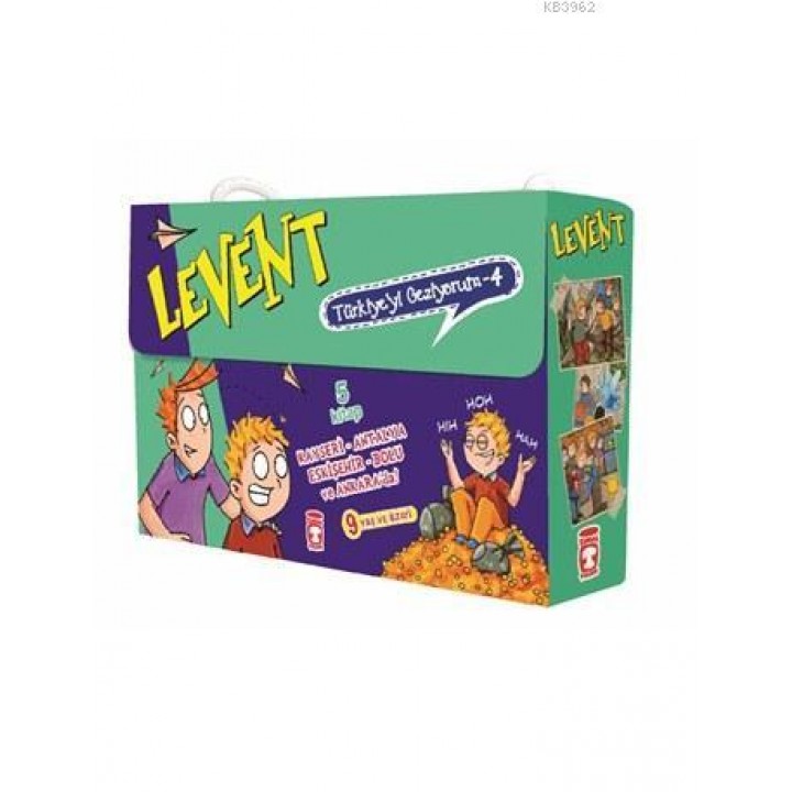 Levent Türkiyeyi Geziyorum - 4 (Set - 5 Kitap)