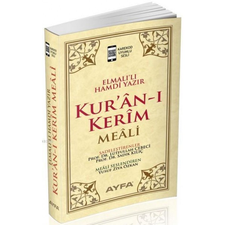 Kur'ân-ı Kerim Meali (Ayfa-108, Cep Boy, Kare Kodlu, Sesli)